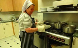 Chef cooking at Wilbury Care Home